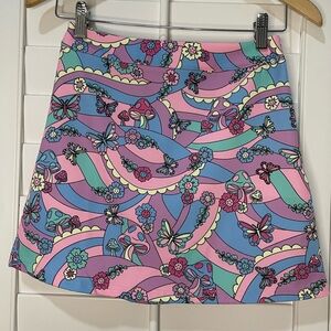 Sugar Thrillz Always Blooming With Love Mini Skirt XS